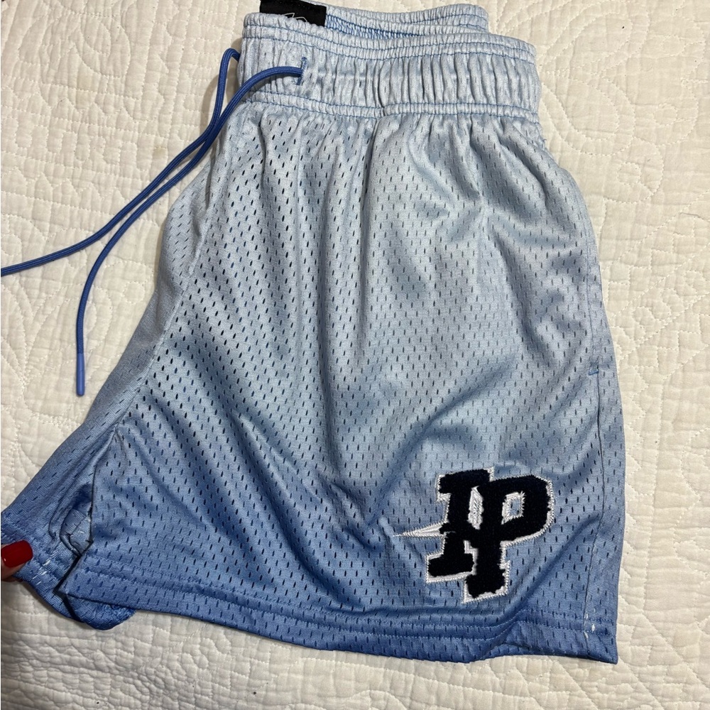 Blue Inaka Power Mesh Shorts